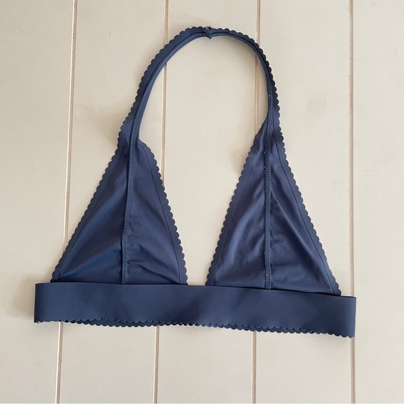 urban outfitters out from under baby blue scallop hem bralette size M - Picture 4 of 6